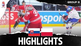 Highlights  Slovakia vs. Poland  2024 #MensWorlds