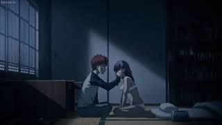 Sakura and Shirou Embrace 