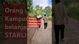 Orang Kampung Belanjaannya STARLINK