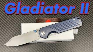 Ameight Miguron Gladiator 2  Titanium frame lock wS90V blade 