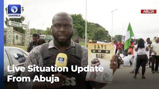 #EndBadGovernance Channels TV Correspondent Gives Update From Abuja