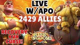 2429 Allies l Last Stream before Holiday l HELL KVK l BOOM BOOM TIME  l RISE OF KINGDOMS