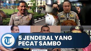 5 Jenderal Sepakat Pecat Ferdy Sambo Surat Pengunduran Diri Eks Kadiv Propam Polri Tak Diproses