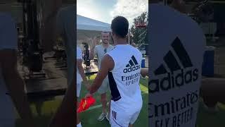  Hi Gareth Bale visits ex-Real Madrid teammates in LA #shorts #realmadridshorts