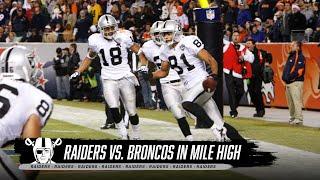 Raiders’ All-Time Memorable Highlights in Mile High Against the Broncos  NFL