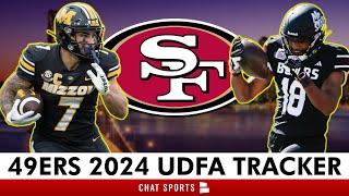 San Francisco 49ers UDFA Tracker Full List of UDFAs 49ers Signed After NFL Draft Ft. Cody Schrader