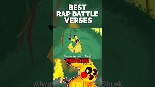 PIKACHU PT. 2 BEST RAP BATTLE VERSES #shorts #rapbattle #pokemon #pikachu #httyd #animation