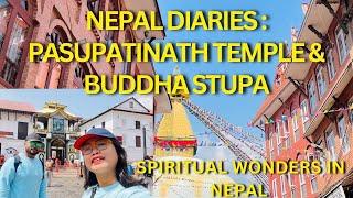 #68 Kathmandu  Exploring Pashupatinath Temple & Buddha Stupa  The Cruising Miles in Nepal Ep3