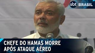 Ismail Haniyeh chefe do Hamas é morto no Irã após ataque aéreo  SBT Brasil 310724