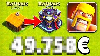 Wie TEUER ist MAXED RATHAUS 15?  Clash of Clans