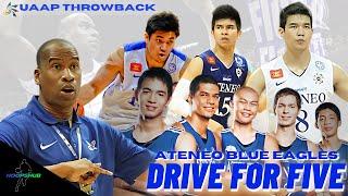 Drive For Five Documentary The Ateneo Blue Eagles Win Their 5th Straight UAAP Championship 