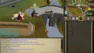 Runescape Fishing Trawler swimming Glitch