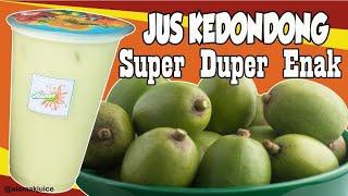 Resep jus asing cara mudah membuat jus kedondong yang enak segar dan sehat..