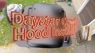 Daystar Hood Cowl Scoop Install Jeep Wrangler JK