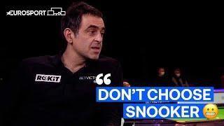 Ronnie OSullivan “If I had a son I wouldn’t let him play snooker”  Eurosport Snooker