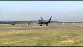 F-22 Raptors arrive at Łask Air Base Poland