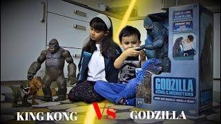 Godzilla Vs King Kong  Godzilla Action Figure 101cm long  Kong  Godzilla Vs Kong Ultimate Fight