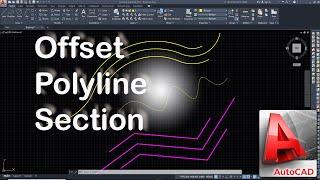 Lisp For AutoCAD Offset Polyline Section