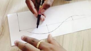 matka blouse cuttingmatka gala paper draftingeasy method