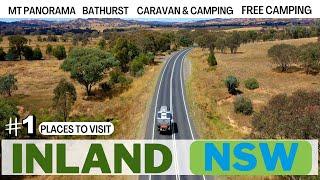 COUNTRY NSW AUSTRALIAFREE CAMPING - Mt Panorama lap with the CARAVAN  Travelling Australia EP52