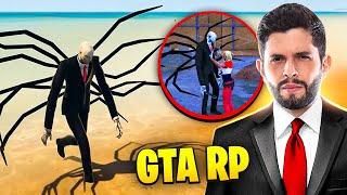 VIREI O SLENDERMAN E ASSUSTEI GERAL NO GTA RP