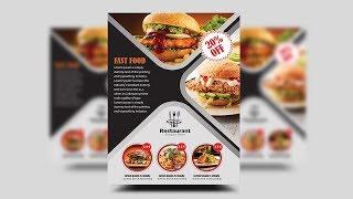 How to Create a Professional Flyer in Photoshop Restaurant Flyer