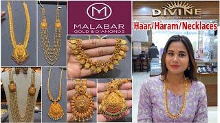 20Gm Starts Malabar Gold Long HaramNecklacesHaarChain Necklaces Designs & PriceGold Long Harams