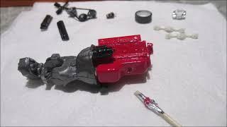 How I hold small parts when painting   model car 