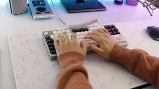 Alf X1.1 with lubed Zealios V2 Typing Sounds ASMR