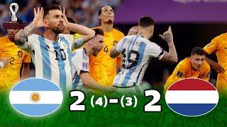 Netherlands 2 vs 2 Argentina – World Cup 2022  Extended Highlights & Goals