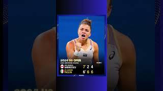 Tennis US Open 2024 Jasmine Paolini defeats Bianca Andreescu #shorts