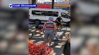 Wanita diserang dari belakang dengan tongkatnya sendiri di NYC