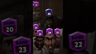 Brawl Stars Rank Up Skibidi Toilet #shorts  #trending #rank #reels #brawlstars #tiktok