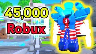 45000 Robux กับ Titan Firework Man Roblox Toilet Tower Defense