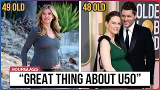 25 Celebrities Who Got Pregnant After 45 Years Old  You’d Never Recognize Today