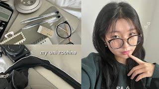 my simple skincare + natural daily makeup routine  whats in my backpack ft. moody lenses  ️