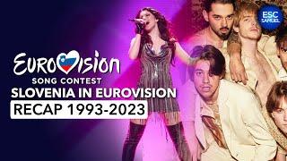  SLOVENIA in Eurovision 1993 - 2023  RECAP All Entries Slovenija na Evroviziji