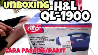 Unboxing review Mesin semprot air H & L ql 1900