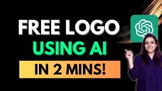 How to create a LOGO design using AI for free in seconds  How to make a logo  Logo kaise banaye
