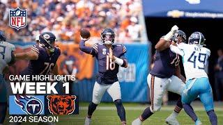 Tennessee Titans vs. Chicago Bears  NFL 2024 Week 1 Game Highlights