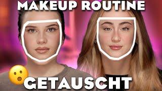 Makeup Routine meiner Nichte an mir  Makeup Routine tauschen  Face swap?