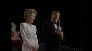 President Reagan and Nancy Reagan Inaugural Balls cuts on January 21 1985