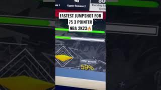 BEST JUMPSHOT FOR 75 3PT NBA 2K23 