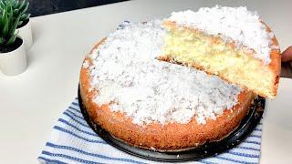 TORTA AL COCCO  SENZA GLUTINE E SENZA LATTOSIO Sofficissima e Deliziosa