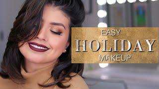 FROM ZERO TO GLAM EASY HOLIDAY MAKEUP LOOK  TALK THROUGH TUTORIAL