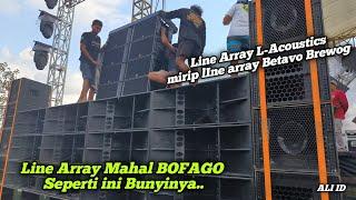 Begini Suara line array baru BOFAGO  L-Acoustics yg bentuknya mirip Betavo Brewog