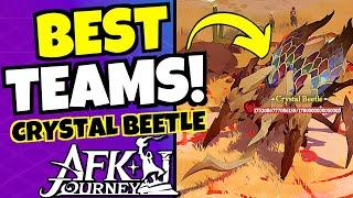 DO THIS FOR MORE DAMAGE - Crystal Beetle BEST TEAMS AFK Journey