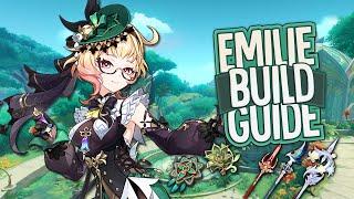 Emilie Build Guide Pre-Release – Artifacts Main & Sub Stats Weapons  Genshin Impact 4.8