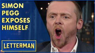 Simon Pegg Exposes Himself To His Family  Letterman