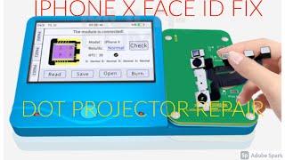 Iphone x face id issue dot projector repair with jc flex method and qianli alignment tool